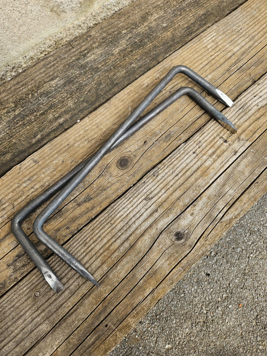 Log Dogs - 12mm- 1/2'' For Securing Logs, Cabin Build, Carpentry, Timber Framing