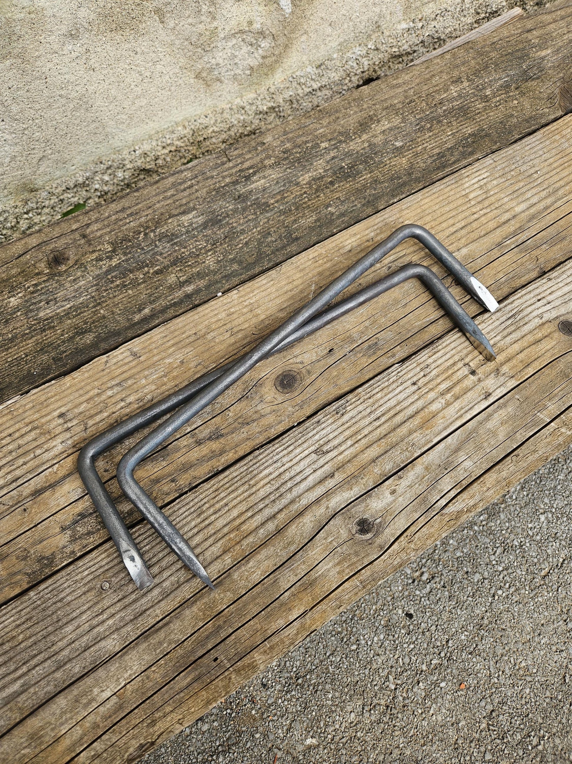 Log Dogs - 12mm- 1/2'' For Securing Logs, Cabin Build, Carpentry, Timber Framing