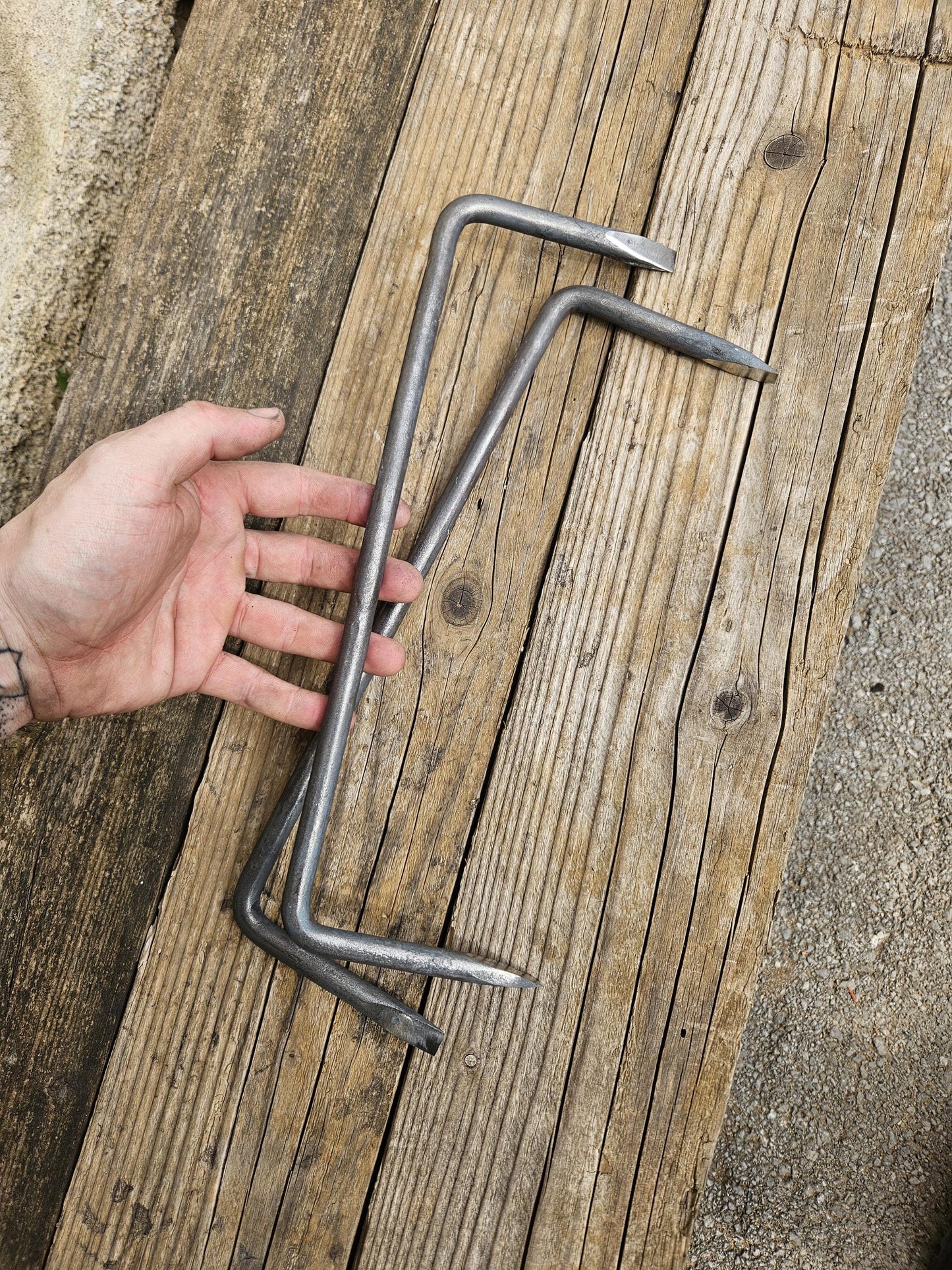 Log Dogs - 12mm- 1/2'' For Securing Logs, Cabin Build, Carpentry, Timber Framing